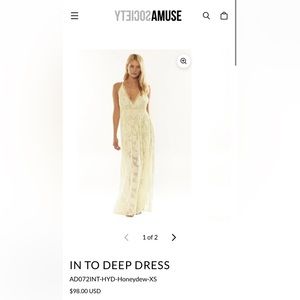 Amuse Society In To Deep Dress